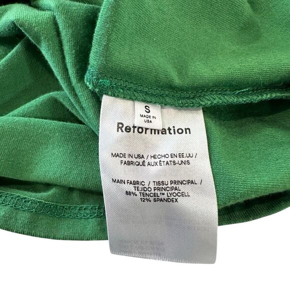 Reformation Kelly Green Hale Sexy Cut Out‎ Mini Dress, Small - Picture 9 of 9
